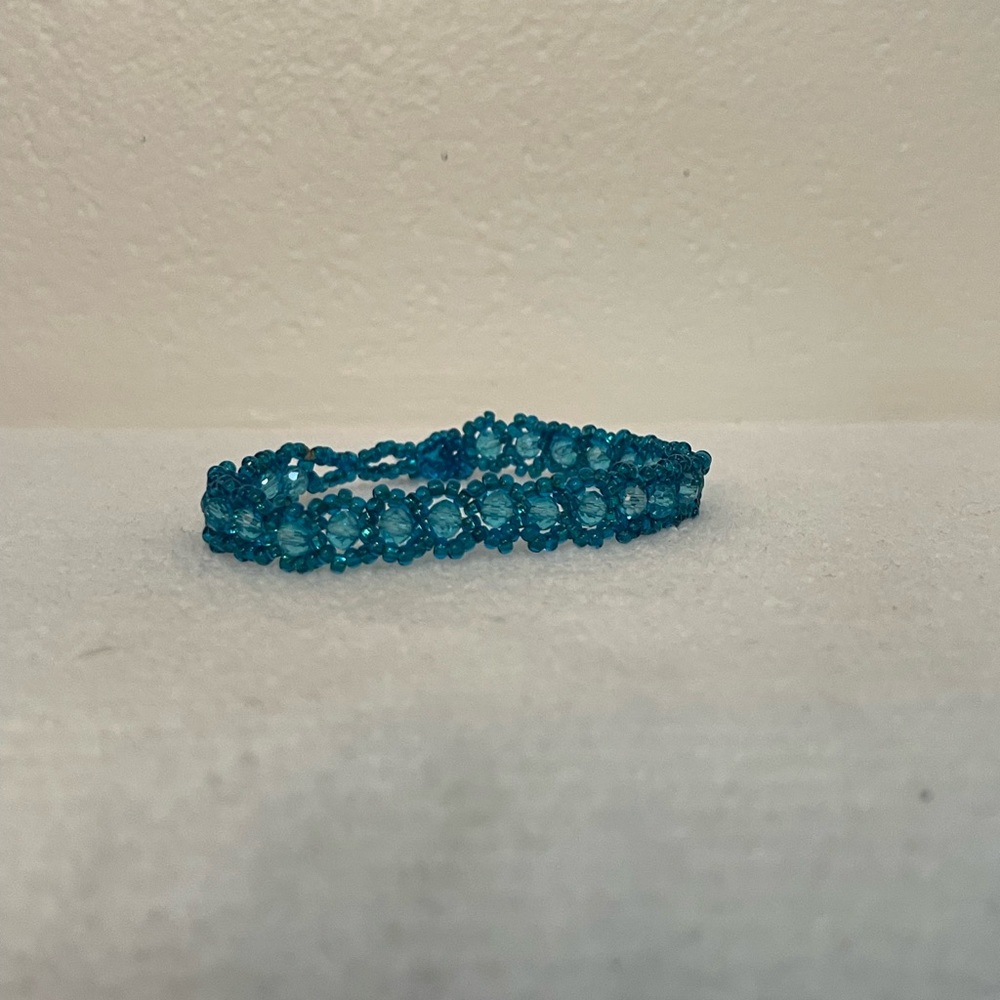 Huichol Beaded Flower Bracelet